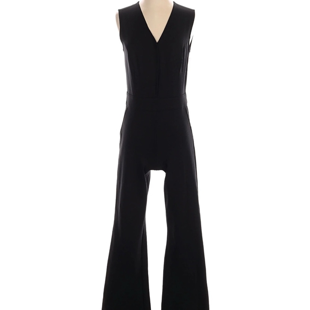 SPANX The Perfect Jumpsuit Sleeveless Back Zip Bootcut Classic Black  L NWT - Picture 5 of 16